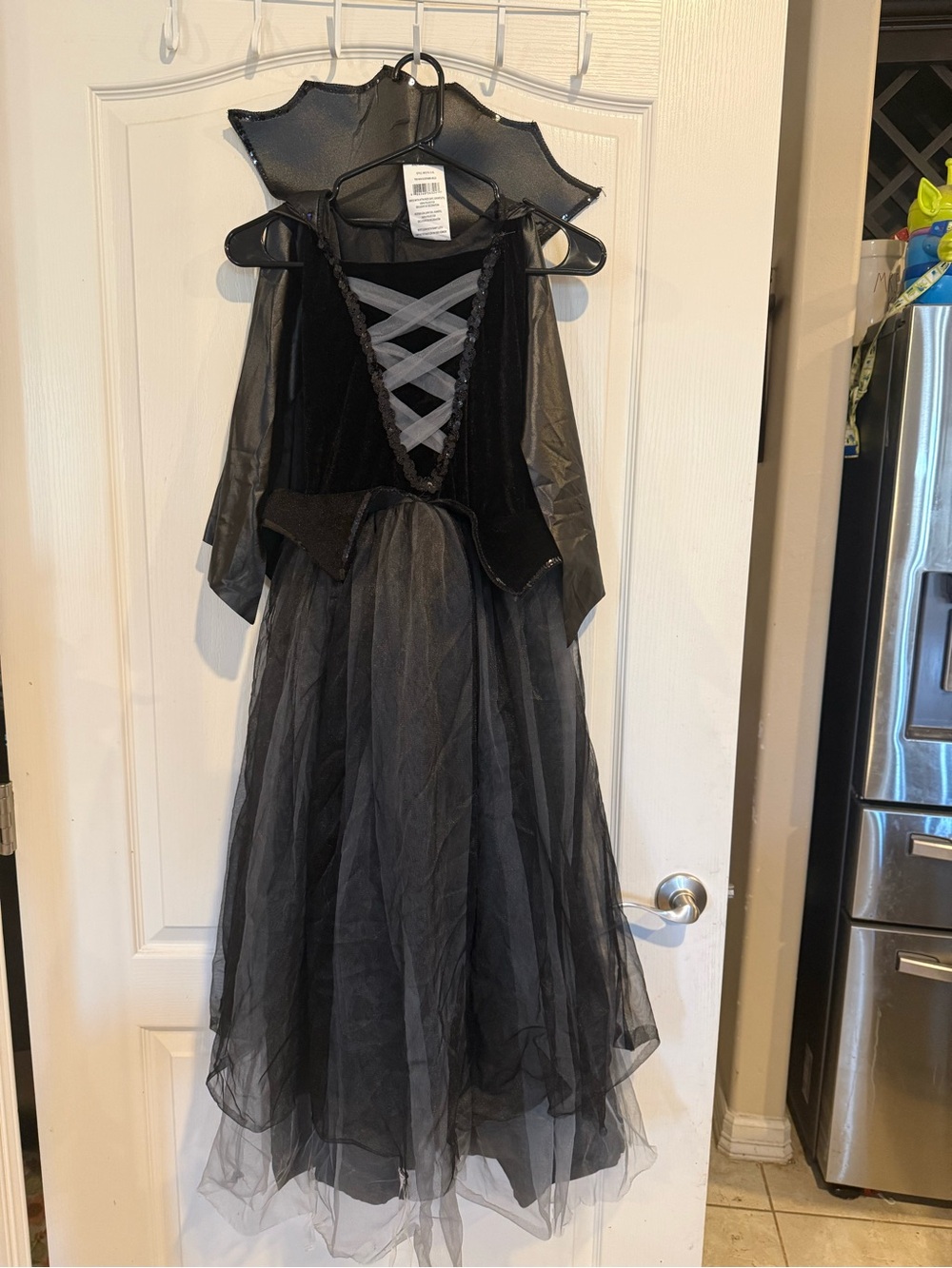 WAY TO CELEBRATE! Girls' Dracula's Darling Halloween cosplay Costume sz XL 14-16